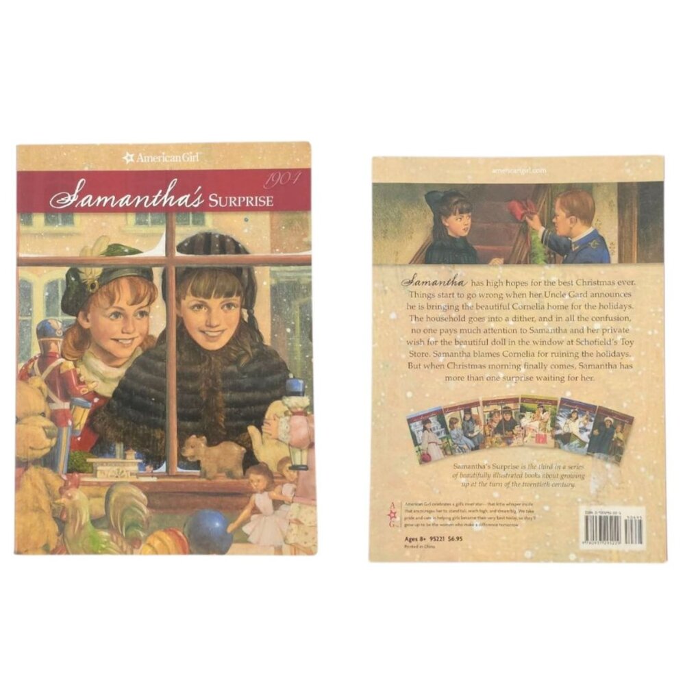 American Girl Meet Samantha Surprise 1904 Paperback Book Lot Of 2 Adler Schur - Picture 3 of 13